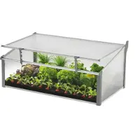 Juwel Frühbeet Gewächshaus Easy Fix + Fensterfixierung, Größe 100x60x40 cm