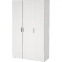 Ebuy24 Petra Armoire 3 portes blanc.