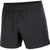 Salomon - Short respirant à séchage rapide - Sense Aero Stow 5" M Deep Black - Taille L - Noir