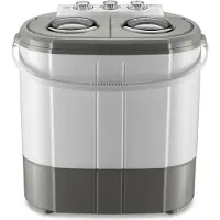 Wiltec Mini machine à laver et sèche-linge – 60 x 36 x 60 cm – Capacité de lavage de 3 kg/d’essorage de 2 kg – 230/135 W – Lave-linge robuste pour camping, voyage, déplacement