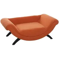 Flamingo Sofa Dingo canapé rectangulaire orange pour chien et chat