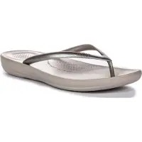Fitflop tm Iqushion Ergonomic Flip Flops Argenté EU 36 Femme