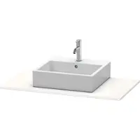 Duravit Console XSquare, 1 découpe, 1000x16x550mm, XS060E02222
