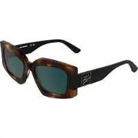 Karl Lagerfeld Lunettes de Soleil - - KL6206S - Acétate - Tortoise/black - Carré 54/18/140