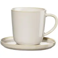ASA Tasse à espresso Coppa Tofu avec soucoupe Tofu 80 ml