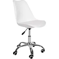 Akord Chaise Pivotante Blanc 44X40X85