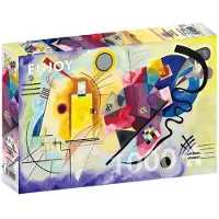 Enjoy Puzzle 1000 pièces Enjoy – Vassily Kandinsky : Jaune Rouge Bleu
