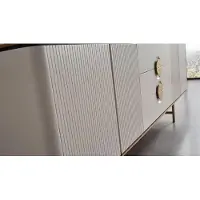 Xl Moebel Gmbh Parfait Ensemble salle à manger Comprend buffet beige et miroir 2pcs nouveau