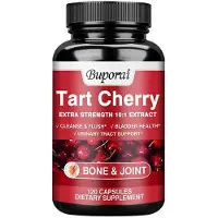 Buporai Tart Cherry 750 mg (120 gélules) Complément alimentaire, Voies urinaires, Articulations