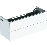 Geberit ONE, armoire sous lavabo, 1044x465x396mm, 2 tiroirs, suspendue, 500386, 500.386.01.1