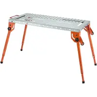 StarTech.com Table de soudure 533x1118mm - Etabli & table de travail réglable en hauteur 750-929mm - Equipement industriel professionnel