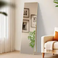 CLP Miroir Benicia, Couleur:or brillant, Dimension:140x40 cm