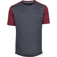 IXS Flow X Kids Jersey schwarz-solid raisin - YL