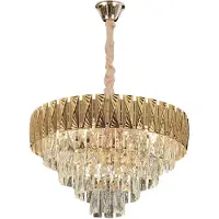 Toolight Lampe Suspendue G060-CP 60cm Gold