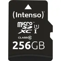 Intenso microSD Karte UHS-I Premium 256 Go Classe 10