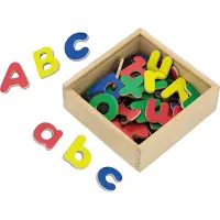 Viga Lettres magnétiques en bois Aimant Apprendre à écrire