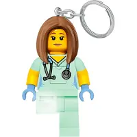 Joy toy Porte-clés Lego Classic Infirmière Lumineuse Up 8 Cm