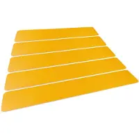 Durable Marquage au sol passage piéton 200/05, 5 pc, Jaune, 181004