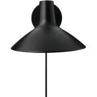 DFTP Applique Murale by Nordlux, Darci Short, Noir, Salon / séjour, Métal, Scandinave