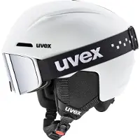 Uvex Viti Set Visor Helmet Noir 51-55 cm / Mirror Green Supravision Yellow Clear/CAT2