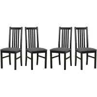 LeafDesign Chaise de salle à manger en bois - Chaise en hêtre massif - Chaise de salle à manger - Chaise en bois - Chaise de table - Chaise de cuisine - Chaise ONTIKA 1 (lot de 4)