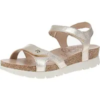 Panama jack Sulia Shine Sandalen Plat - Goudkleur - Maat 40