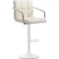 CLP Tabouret de bar Lucy V2 blanc