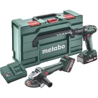 Metabo Combo Set 2.4.4 18 V Akku-Maschinen im Set 18V Maschinenset in metaBOX