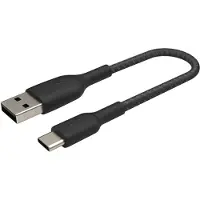 Belkin Boost Charge Braided Usb-a To Usb-c Cable 0.15m Noir