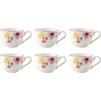 Villeroy & Boch Set d'avantages 6 pièces Mariefleur Basic Tasse à moka/à expresso Premium Porcelain multicolore 1041001420