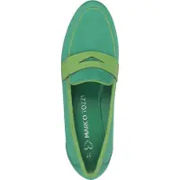Marco Tozzi Mocassins pour femme en tissu souple 2-24229-44, pointure : 40 EU, couleur : vert