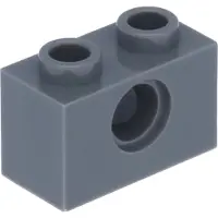 LEGO 1x2 briques techniques avec trou gris foncé - 3700 NOUVEAU ! Quantité 100x