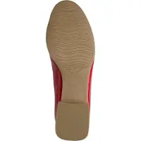 Marco Tozzi Mocassins pour femmes, mocassins classiques à talons carrés 2-24250-45, taille : 39 EU, couleur : rouge