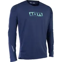 iON Gridxkn Scrub Select Long Sleeve Enduro Jersey Bleu XL Homme