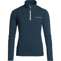 Vaude Livigno Ii Half Zip Long Sleeve T-shirt Bleu 36 Femme