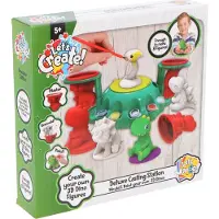 Cofi1453® Station de coulée de luxe Dinosaures Figurines Hobbyset Jouets créatifs Plâtre Moulage pour enfants