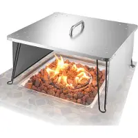 Vevor Déflecteur de Chaleur pour Foyer 64,5 x 64,5 x 37 cm