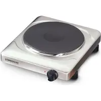 Rommelsbacher Plaque de cuisson simple , 2000 W, 220 mm, acier inoxydable THS 2022/E