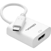 Celexon USB-C auf HDMI M/F Adapter, weiss (USB-A, 10 cm), Adaptateur données + vidéo, Blanc