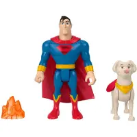 Fisher-Price DC League of Super-Pets Superman & Krypto Figurenset