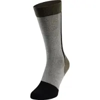 Odlo Unisexe, Chaussettes de sport, Performance Wool Hike Crew (42 - 44), Gris, Noir