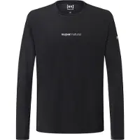 Super.natural Windbreaker Long Sleeve T-shirt Noir S Homme