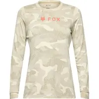 FOX Femmes, Maillot de cyclisme, W Ranger Tru Dri LS Jersey (L), Beige, L
