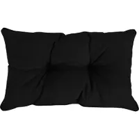 Pokar Loungekissen Coussin d'assise Coussin pour chaise, Couleur:Noir, Size:Coussin de dossier 50x40