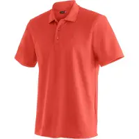 Maier Sports Ulrich Short Sleeve Polo Orange S Homme
