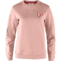 Fjall Raven - Sweat col rond en coton biologique - 1960 Logo Badge Sweater W Chalk Rose pour Femme en Coton - Taille XS