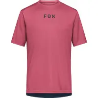 FOX Racing Hommes, Maillot de cyclisme, Ranger SS Jersey Wordmark (XL), Rouge, Pink, XL