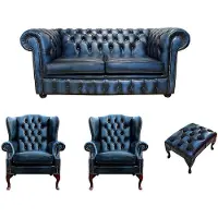 Xl Moebel Gmbh Chesterfield Sofagarnitur Leder Chesterfield Komplett Set Sofa Couch 431