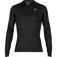 FOX Hommes, Maillot de cyclisme, Flexair Ascent LS Jersey (S), Noir, S