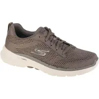 SKECHERS Baskets basses 'Go Walk 6' gris / taupe